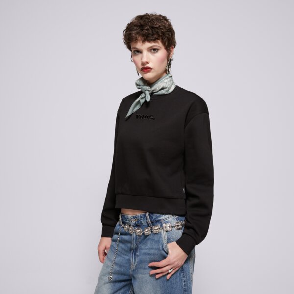 Bluza damska VANS BLUZA W ESSENTIAL FT RLX CREW vn000jf5blk kolor czarny