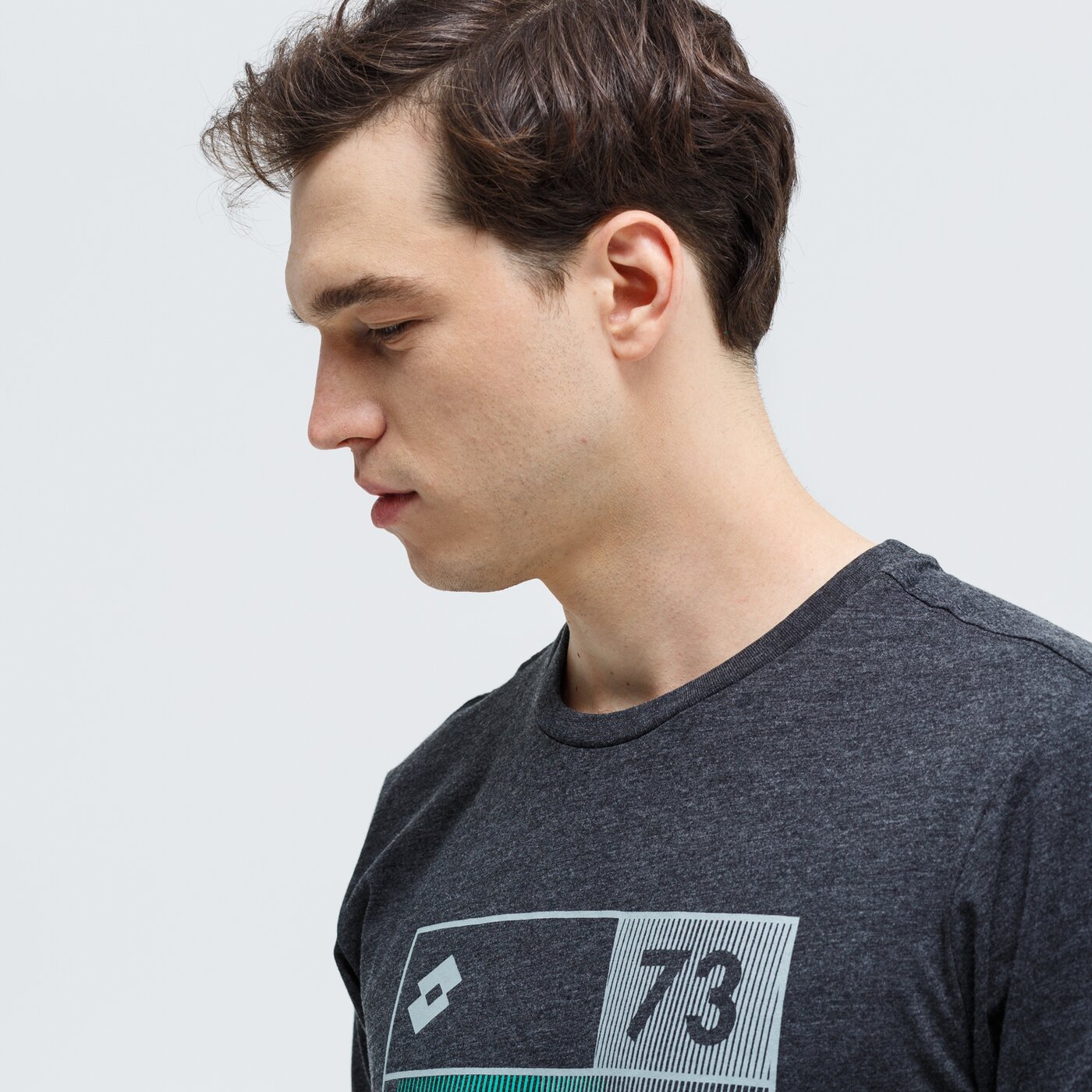 Koszulka męska LOTTO T-SHIRT GREGORIO lo39tsm34002 kolor szary