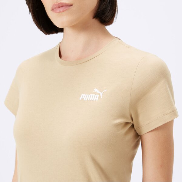 Koszulka damska PUMA T-SHIRT ESS+ EMBROIDERY 848331 84 kolor beżowy