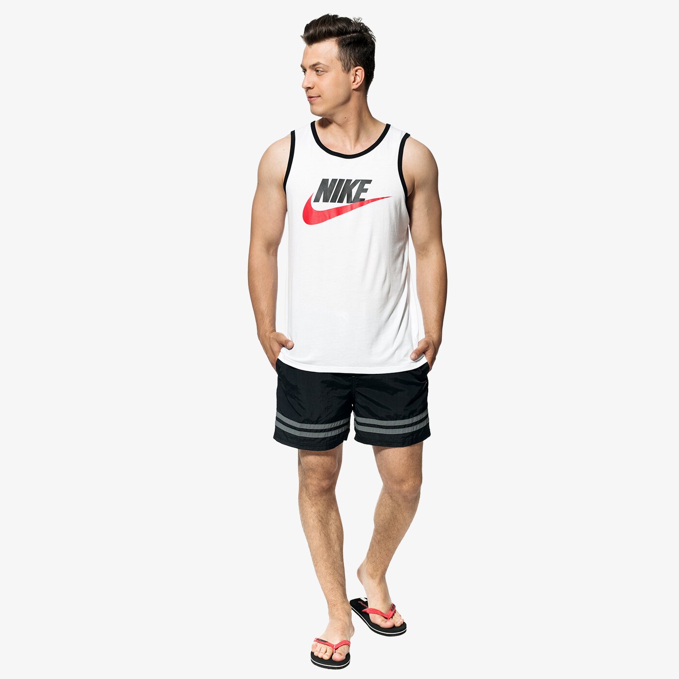 Kąpielówki męskie LOTTO KĄPIELÓWKI BUOY lo18kom19002 kolor czarny