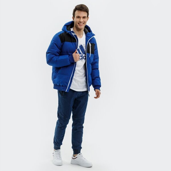 Kurtka zimowa męska UMBRO KURTKA ZIMOWA JASON ul321kum15002 kolor niebieski
