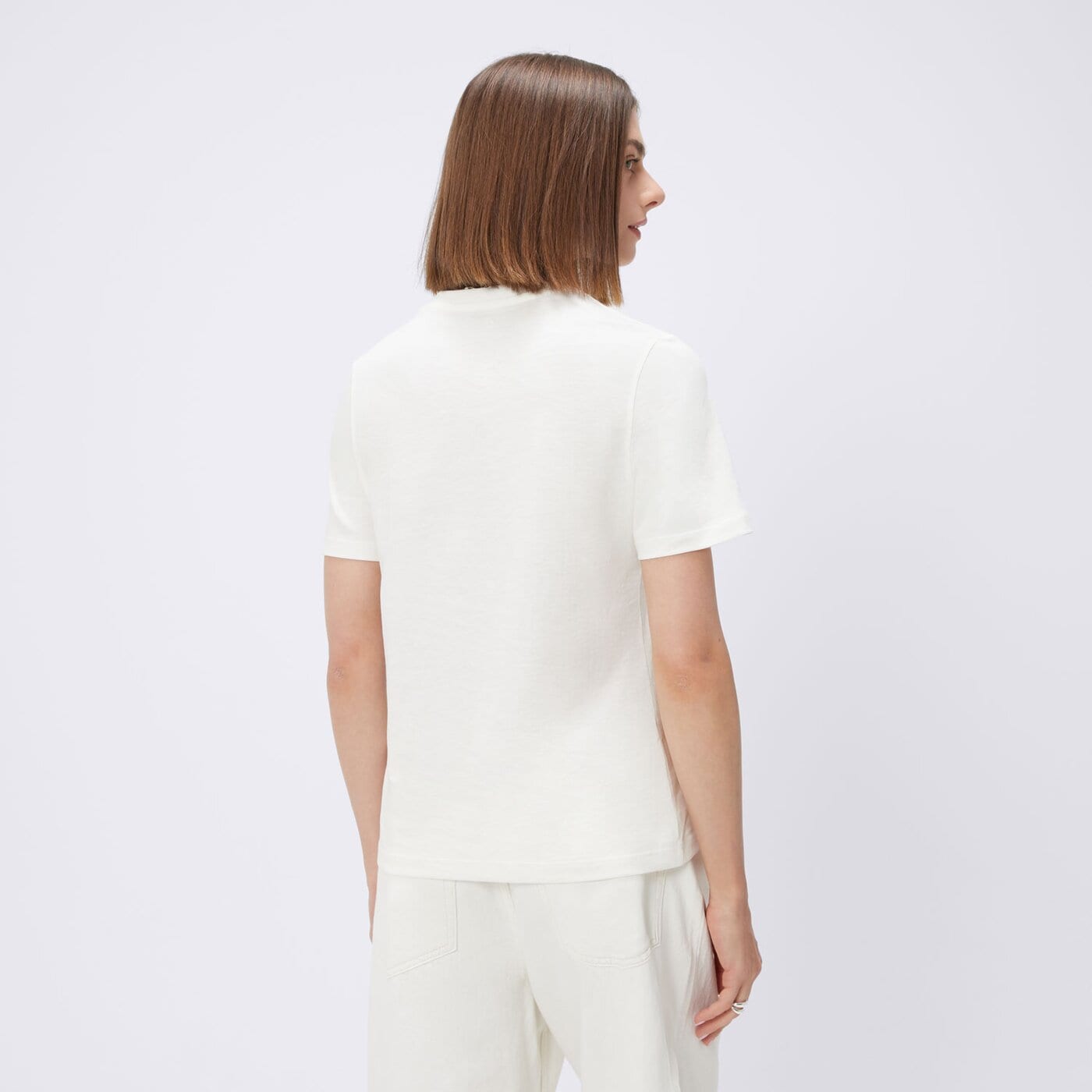 Koszulka damska REEBOK T-SHIRT RI SL NO POCKET 100235320 kolor beżowy