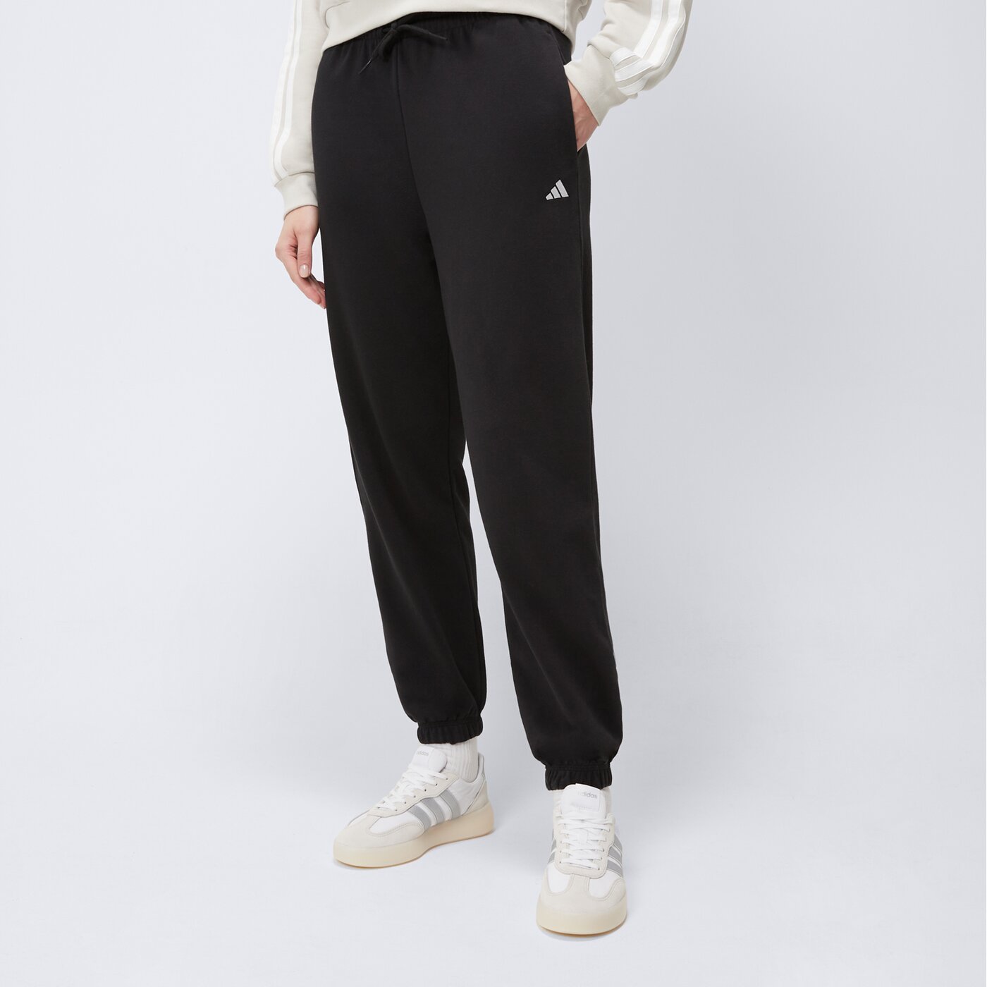 Spodnie dresowe damskie ADIDAS SPODNIE W SL FT CF PT jd7999 kolor czarny