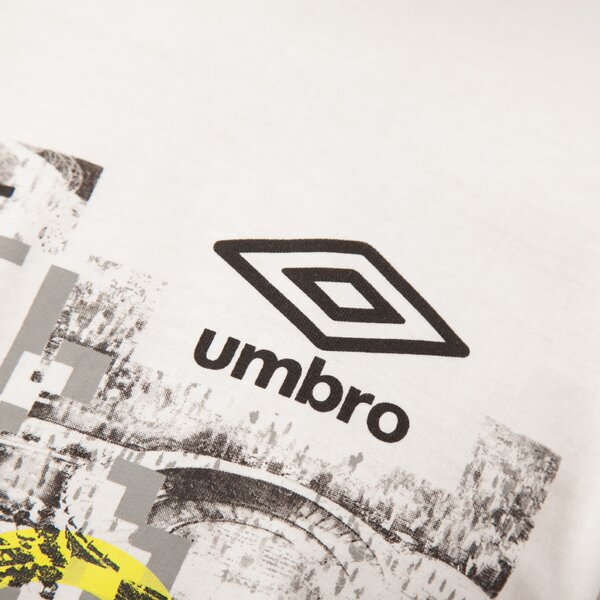 Koszulka męska UMBRO T-SHIRT DOST ul15tsmpr027 kolor biały
