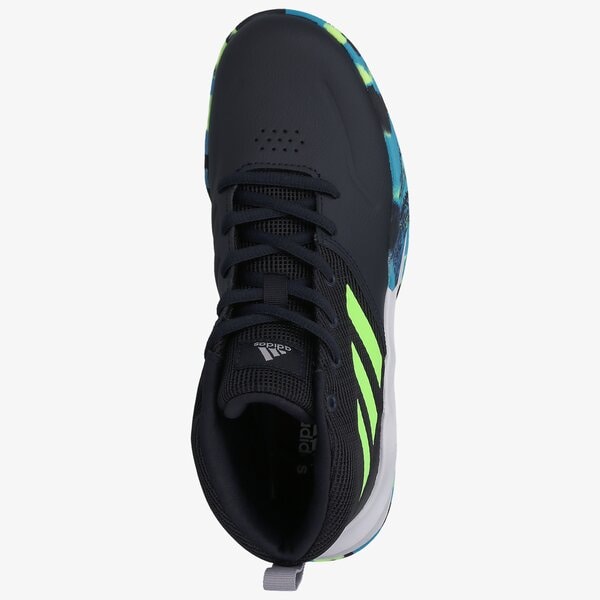 Buty dziecięce do koszykówki ADIDAS OWNTHEGAME K WIDE fw4566 kolor granatowy
