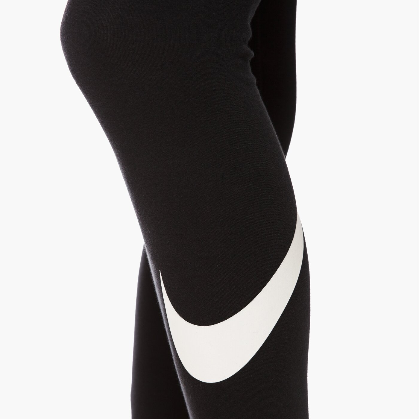 Spodnie dresowe damskie NIKE SPODNIE NSW LGGNG CLUB CROP LOGO 831117010 kolor czarny