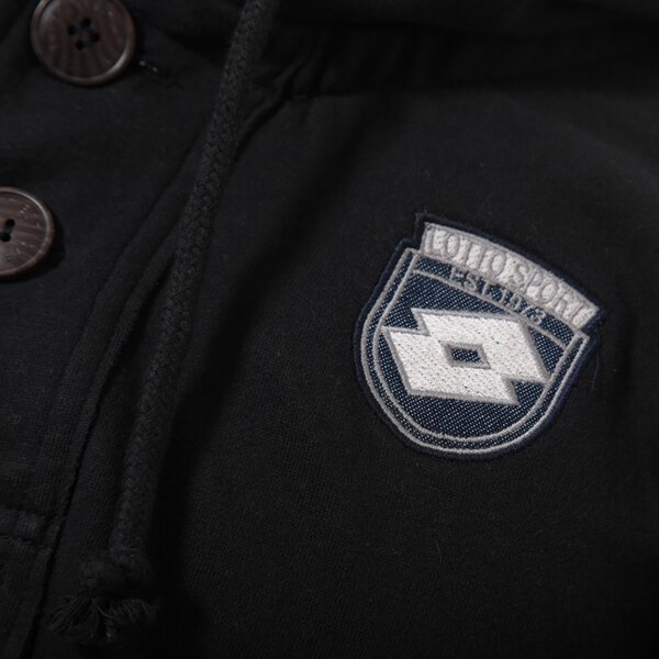 Bluza męska LOTTO BLUZA SWEAT MAVERIC FL r2098 kolor czarny