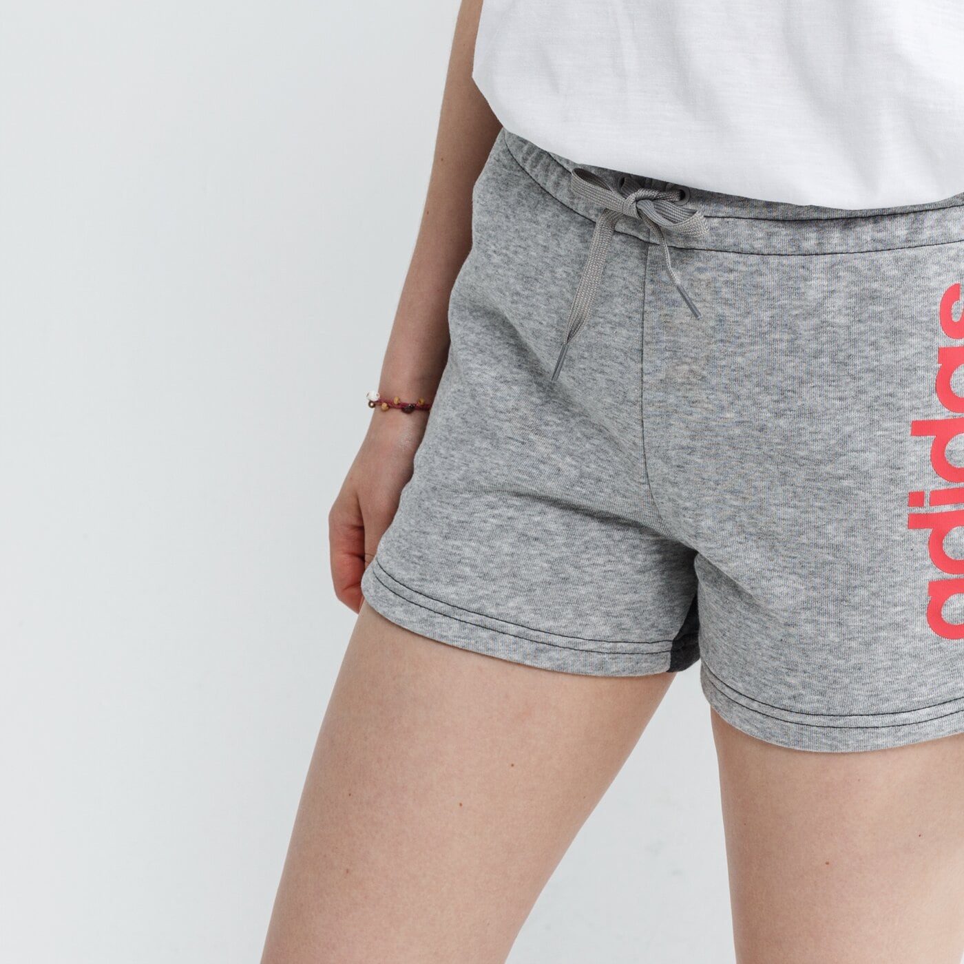 Spodenki damskie ADIDAS SZORTY W E LIN du0673 kolor szary