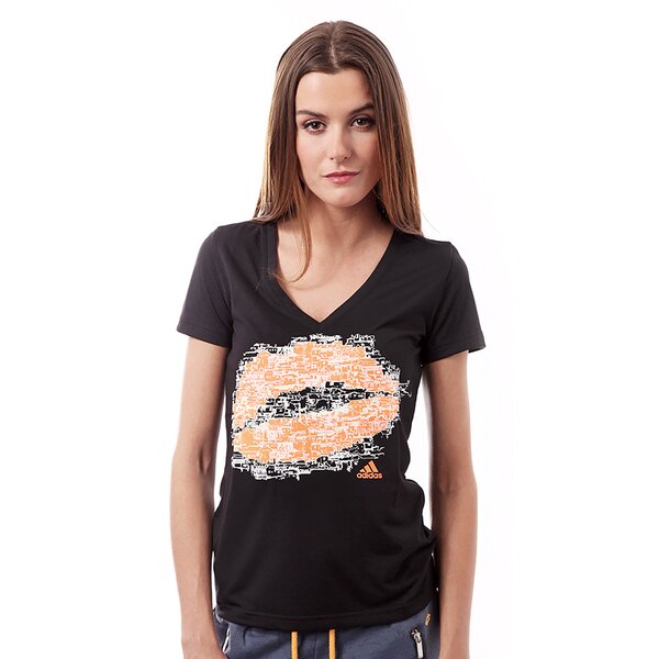 Koszulka damska ADIDAS T-SHIRT BRAZIL TEE Q12 f50888 kolor czarny
