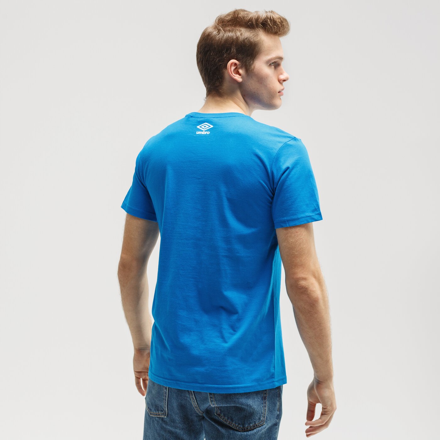 Koszulka męska UMBRO T-SHIRT LOUD ul120tsm28001 kolor niebieski