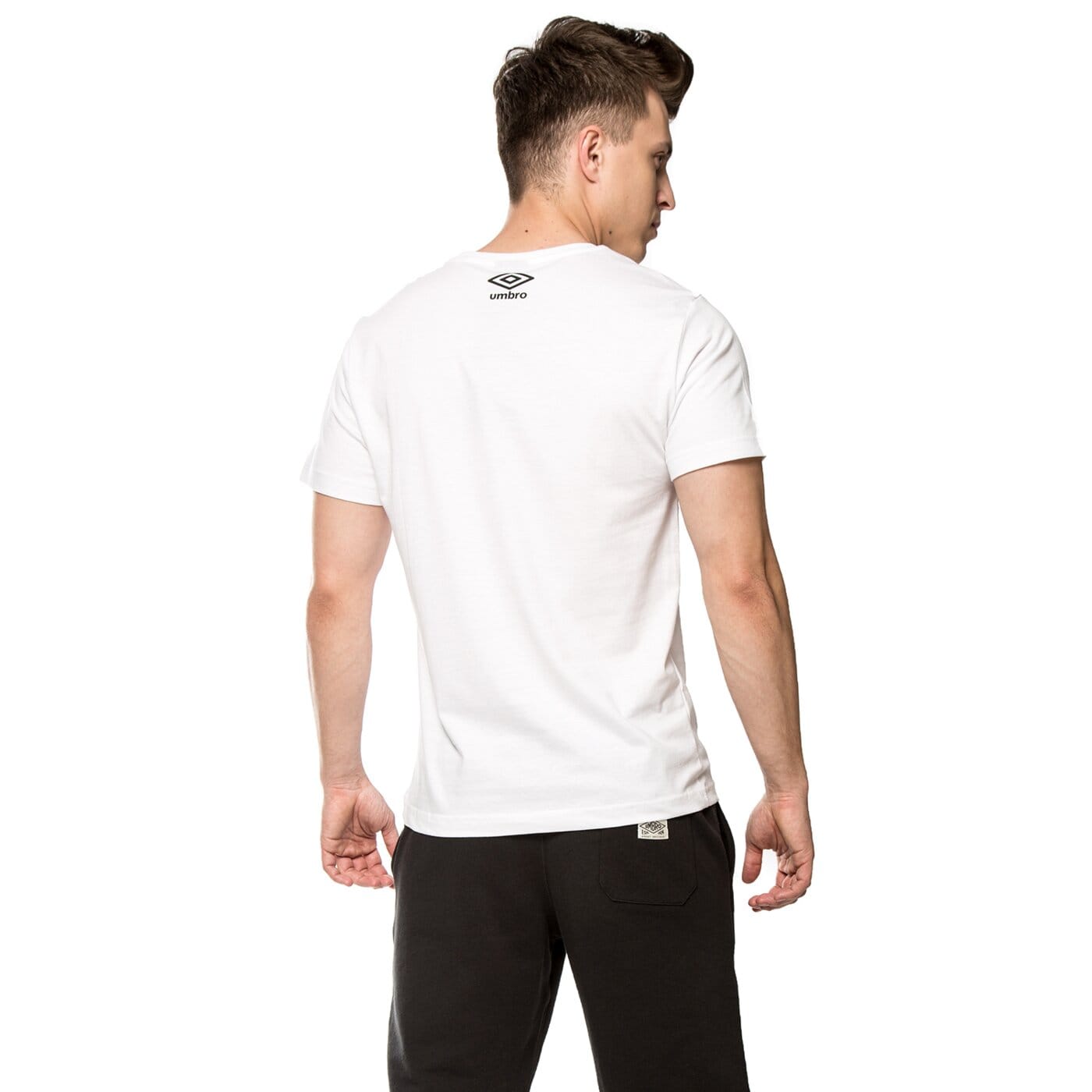 Koszulka męska UMBRO T-SHIRT CRES ul16tsmpr055 kolor biały