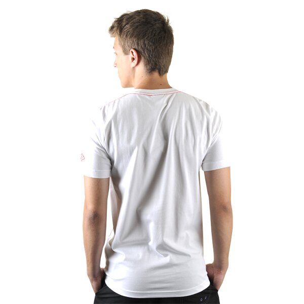 Koszulka męska UMBRO T-SHIRT GEOMETRA GRAPHIC CVC TEE 60799uzoc kolor biały