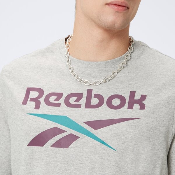 Koszulka męska REEBOK T-SHIRT IDENTITY BIG LOGO 100206031 kolor szary