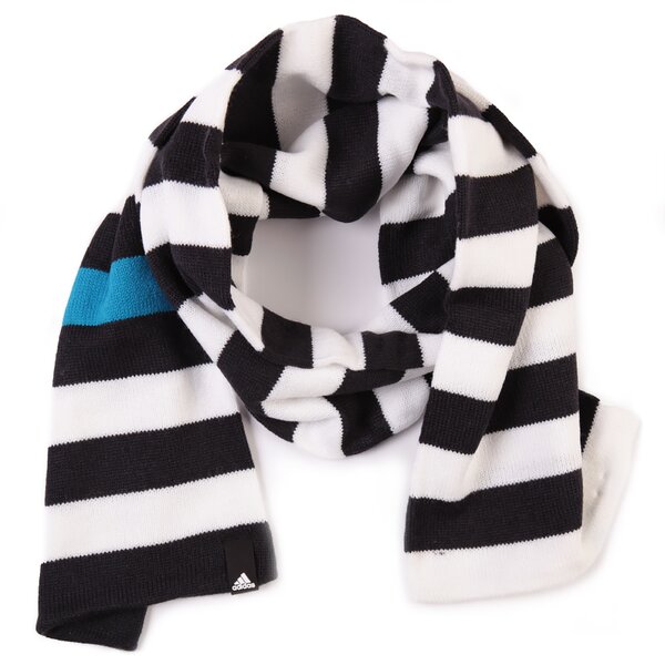  ADIDAS SZALIK STRIPED SCARF m66617 kolor niebieski