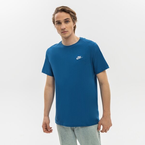 Koszulka męska NIKE T-SHIRT SPORTSWEAR CLUB ar4997-407 kolor niebieski