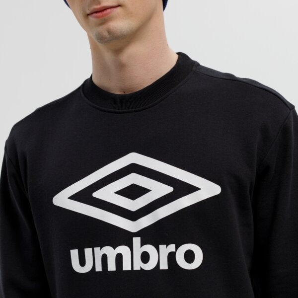 Bluza męska UMBRO BLUZA FW LARGE LOGO 66081u-060 kolor czarny