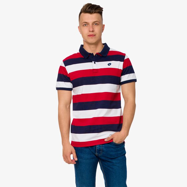 Koszulka polo męska LOTTO POLO ENTRADA lo17pom02001 kolor multicolor