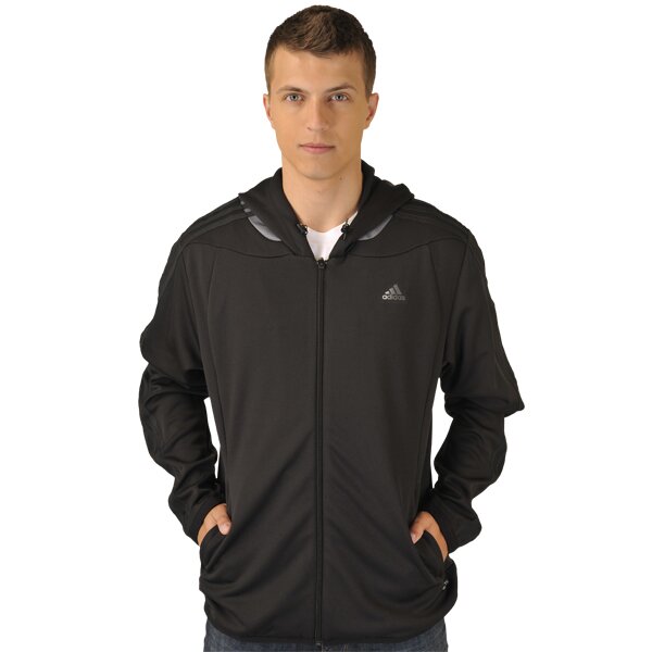 Bluza męska ADIDAS BLUZA   CLIMA365 FULLZIP HOOD v36274 kolor czarny