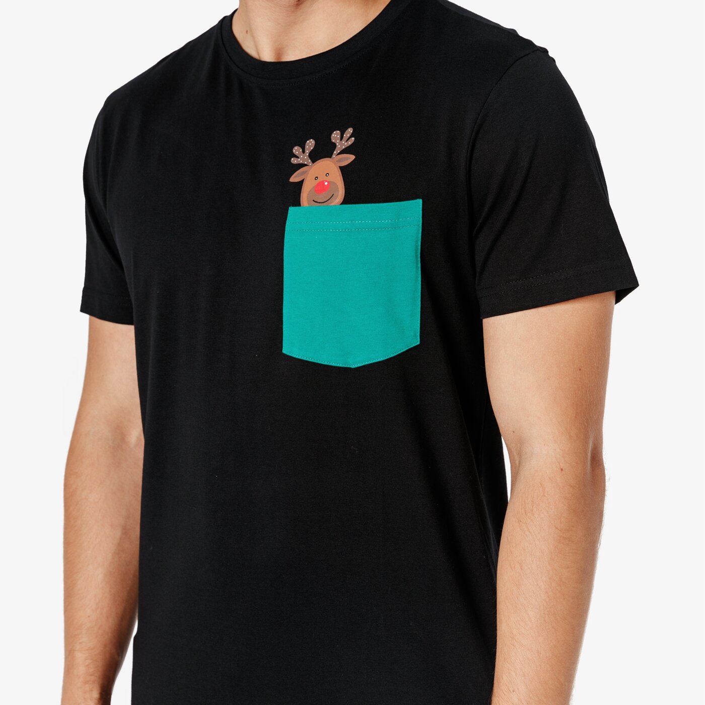 Koszulka męska FEEWEAR T-SHIRT SS REINDEER fw38tsm60001 kolor czarny