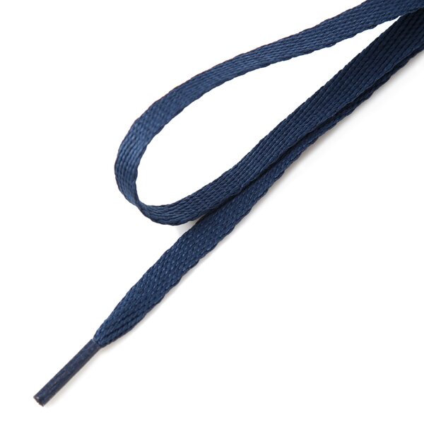  TUBE LACES SZNURÓWKI SILVER FLAT 1045705 kolor granatowy