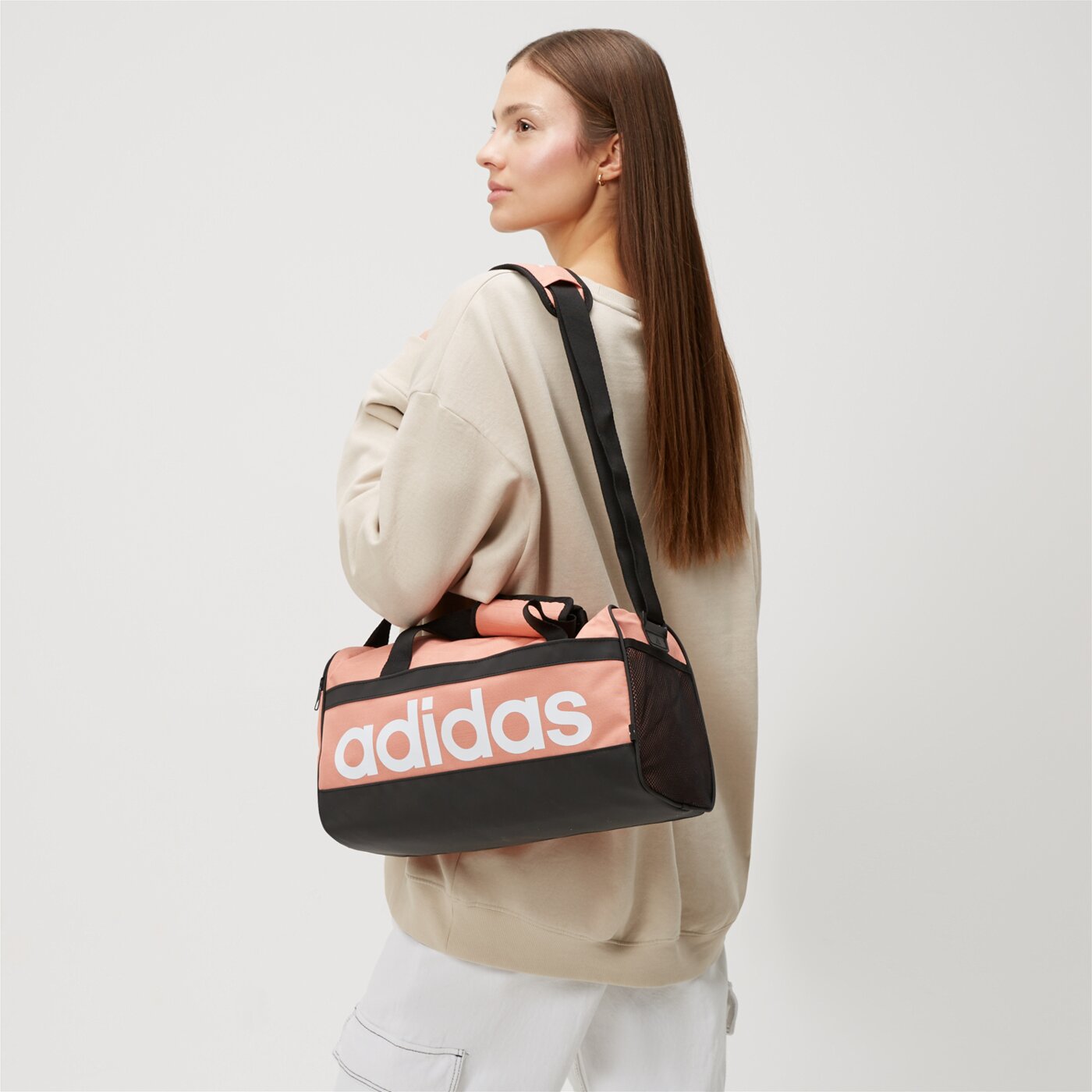 Torba sportowa damska ADIDAS TORBA LINEAR DUF XS il5765 kolor różowy