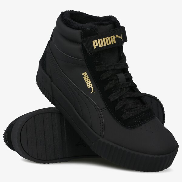 Buty sportowe damskie PUMA CARINA MID WTR 37414001 kolor czarny