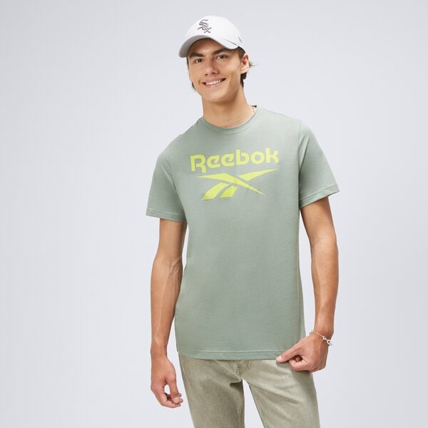 Koszulka męska REEBOK T-SHIRT RI BIG LOGO hs4978 kolor zielony