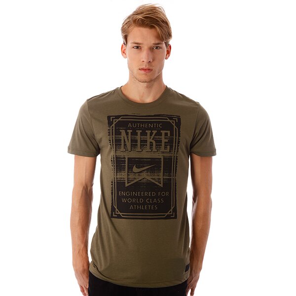 Koszulka męska NIKE T-SHIRT S+ SCANNER DFB SS TEE 547551222 kolor khaki