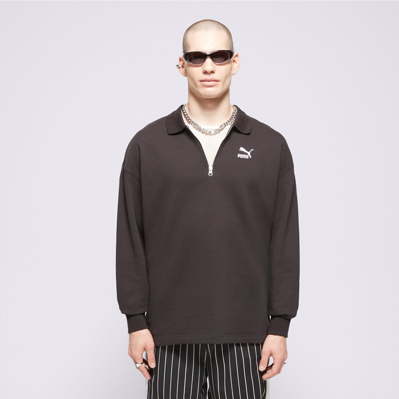 Koszulka męska PUMA T-SHIRT BETTER CLASSICS POLO CREW TR 62425101 kolor czarny