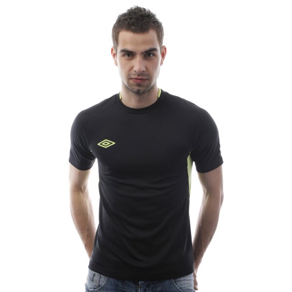 Koszulka męska UMBRO T-SHIRT GEOMETRA POLY 61127uklm kolor czarny