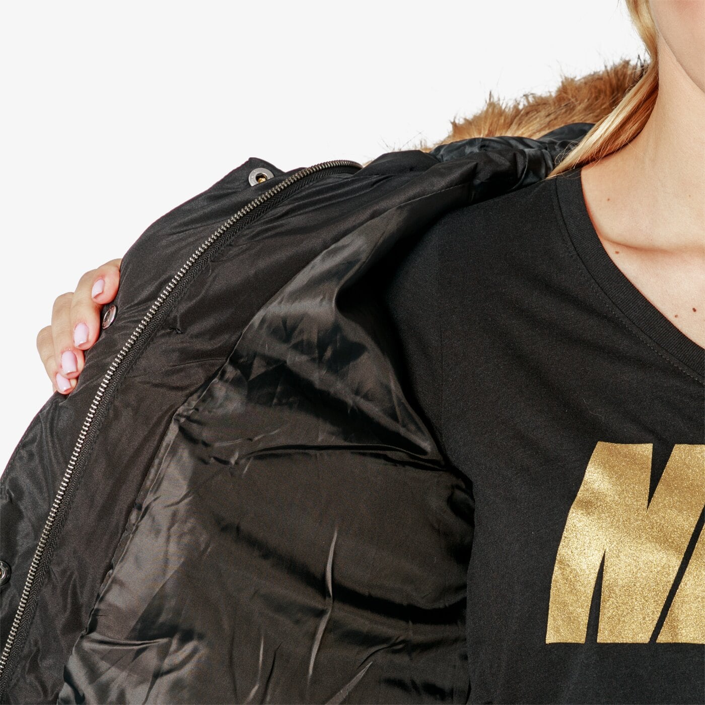 Kurtka zimowa damska UMBRO KURTKA EMERALD ul38kud03002 kolor czarny