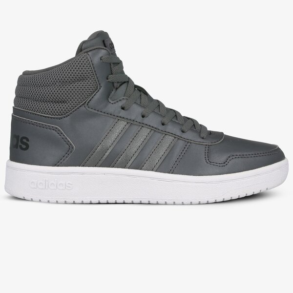 Buty sportowe damskie ADIDAS HOOPS 2.0 MID ee7856 kolor szary