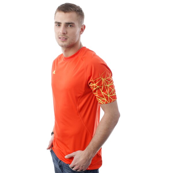 Koszulka męska ADIDAS T-SHIRT F50 STYLE   CLIMALITE TEE x30612 kolor pomarańczowy