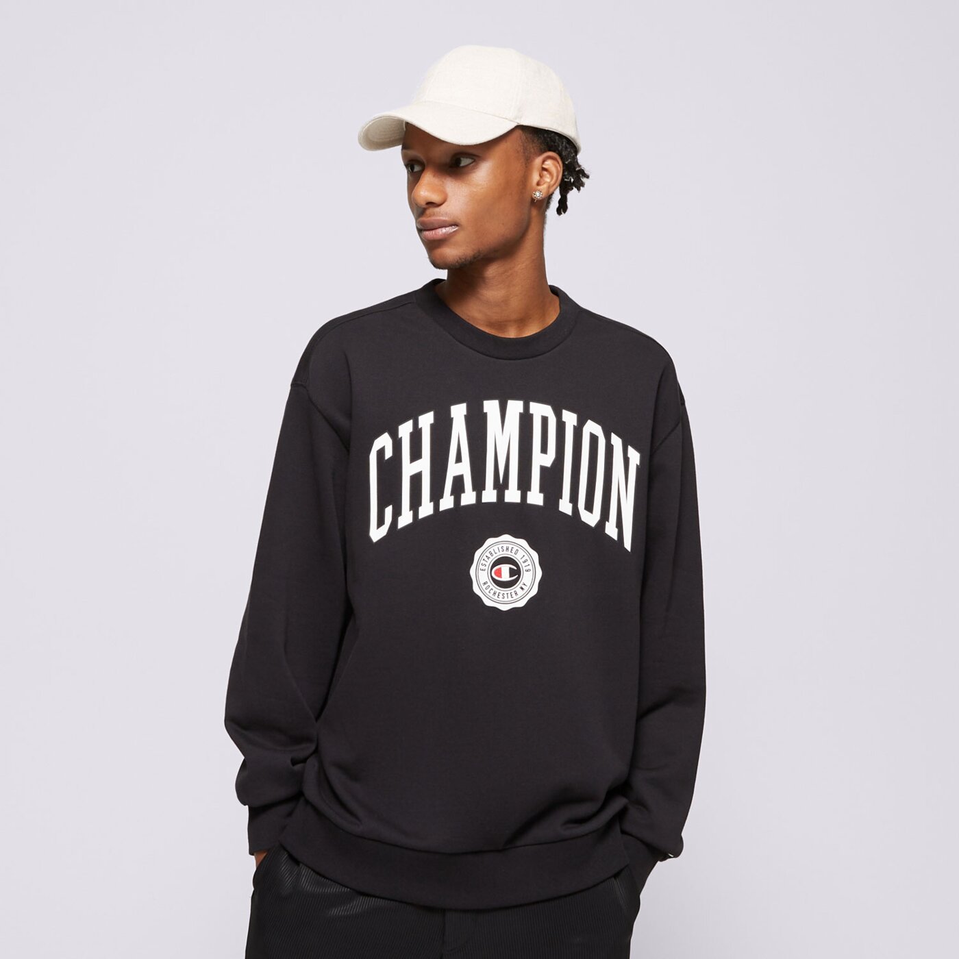Bluza męska CHAMPION BLUZA CREWNECK 219839kk001 kolor czarny