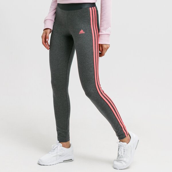 Spodnie dresowe damskie ADIDAS LEGGINGS W 3S LEG gv6018 kolor szary