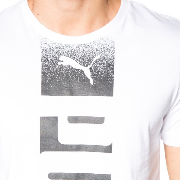 Koszulka męska PUMA T-SHIRT PUMA REBEL 83835602 kolor biały