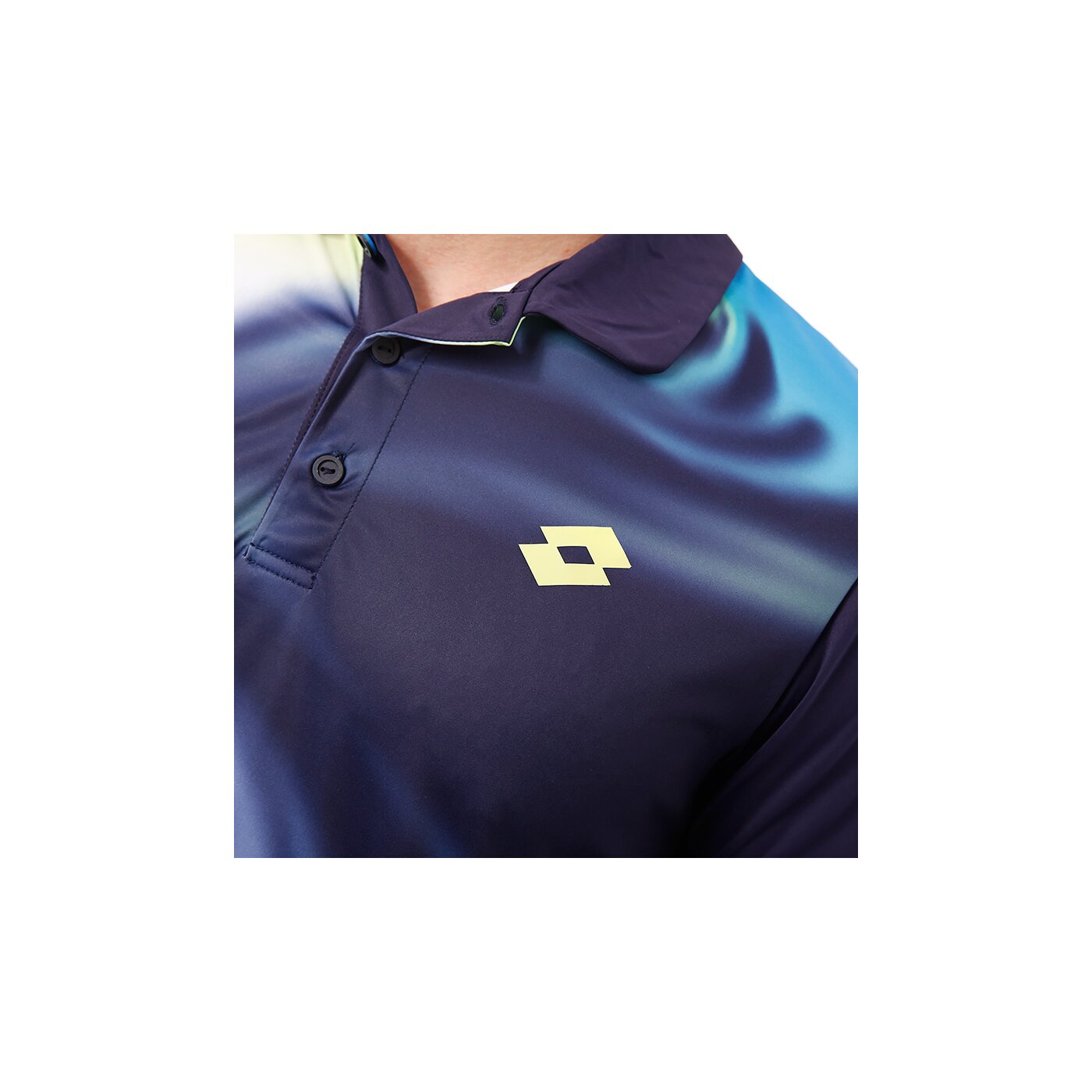 Koszulka polo męska LOTTO POLO BLEND q8711 kolor granatowy