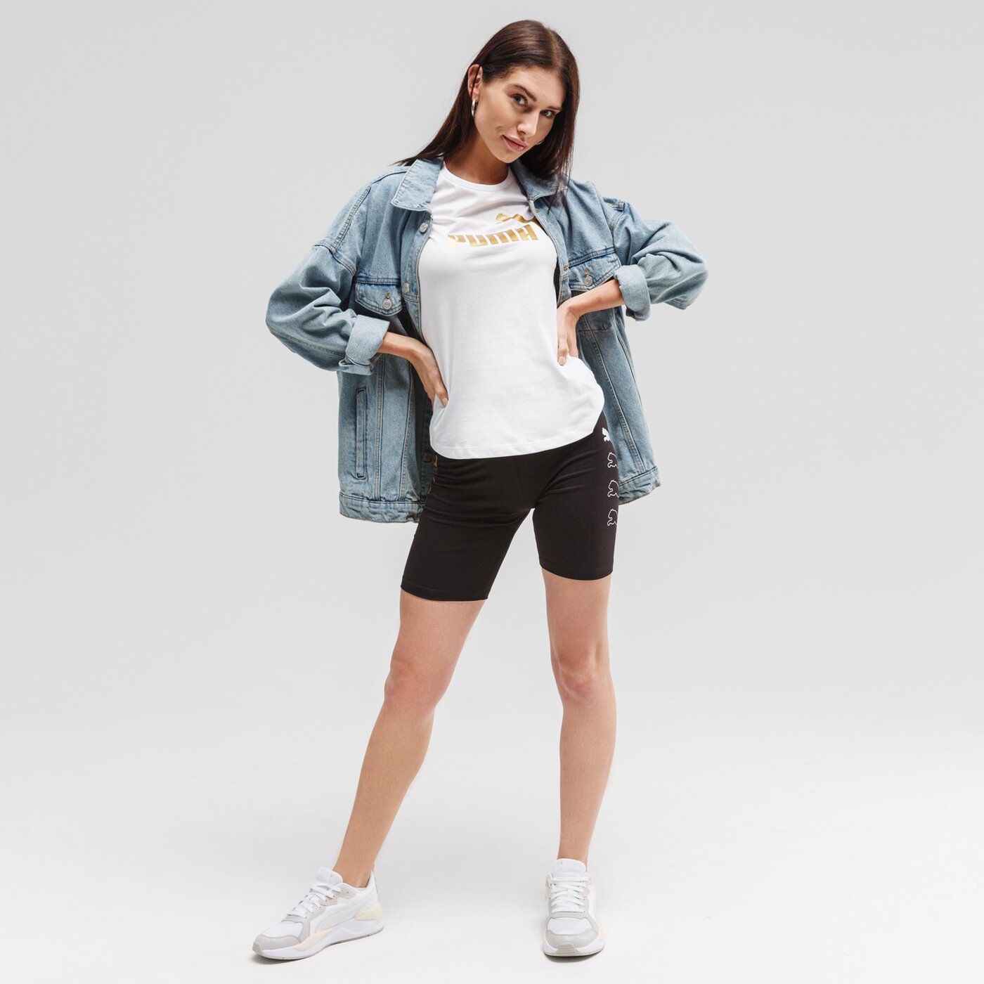 Spodenki damskie PUMA SZORTY REBEL 7" SHORT 581311 51 kolor czarny