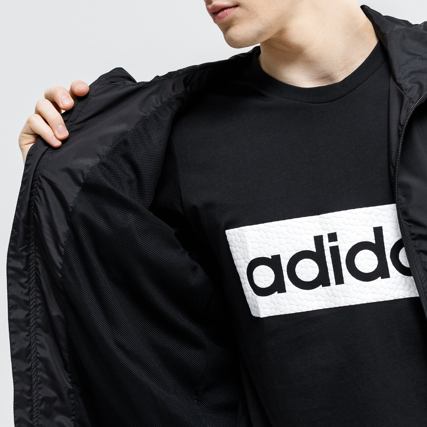 Kurtka przejściowa męska UMBRO KURTKA TUMBA ul120kum22002 kolor czarny