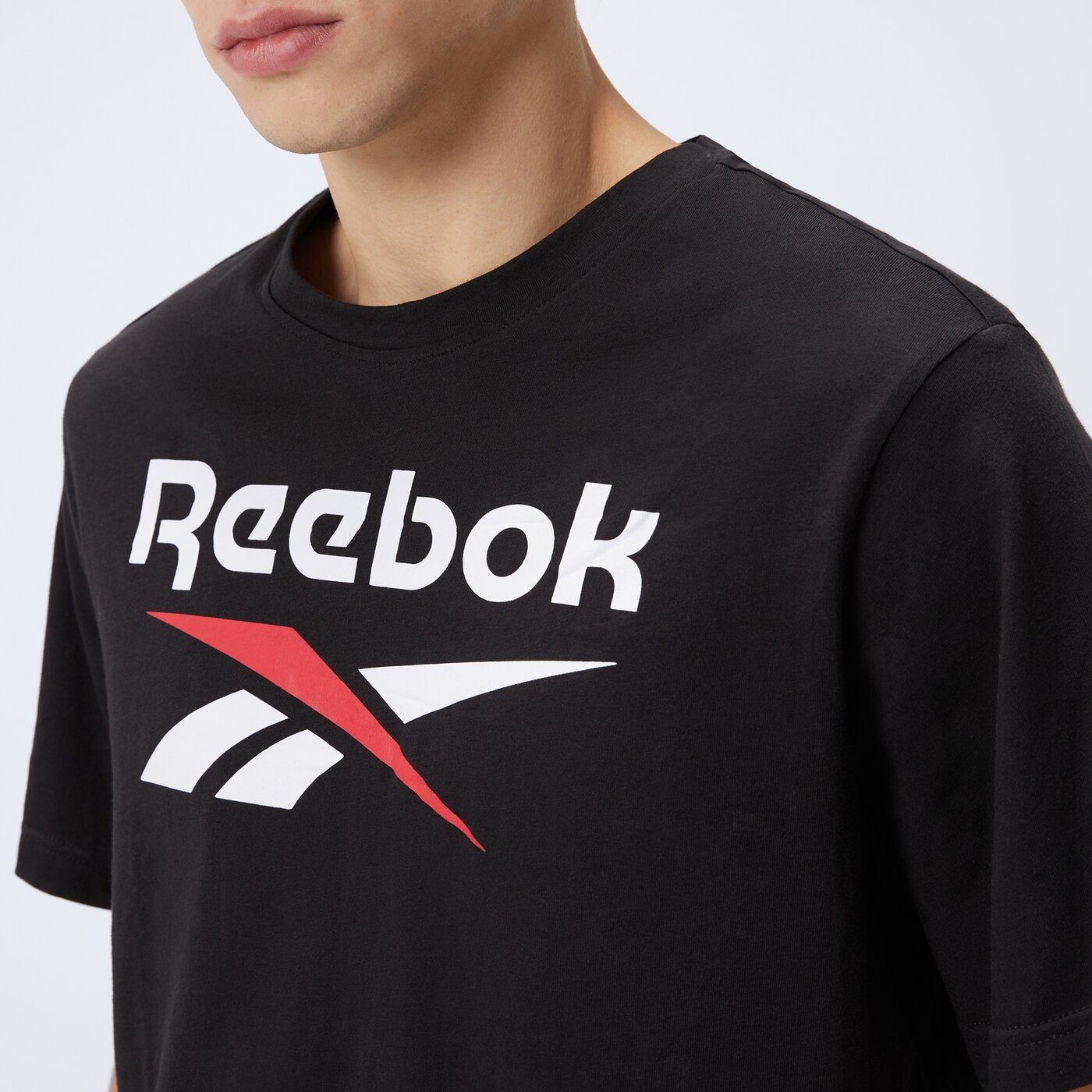 Koszulka męska REEBOK T-SHIRT IDENTITY BIG LOGO TEE 100216166 kolor czarny