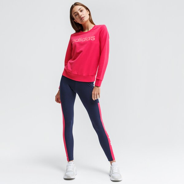 Spodnie dresowe damskie ADIDAS LEGGINGS W E CB TIGHT gl6305 kolor granatowy