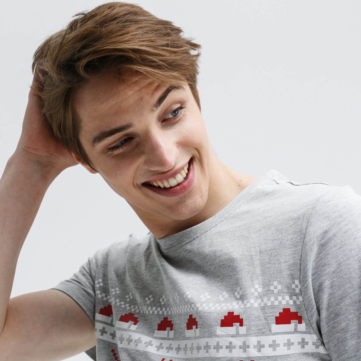 Koszulka męska FEEWEAR T-SHIRT NORTH POLE fw39tsm70001 kolor szary