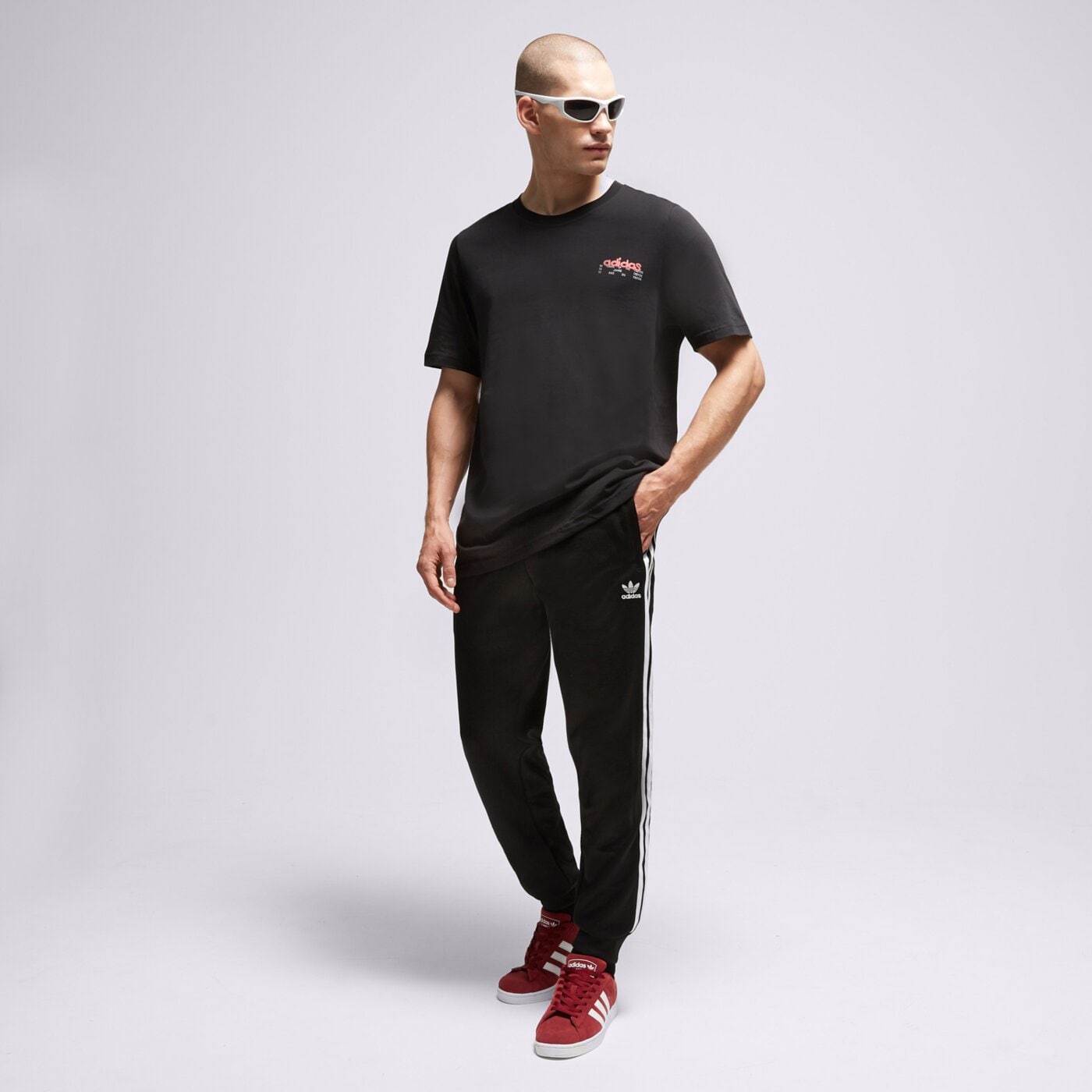 Spodnie dresowe męskie ADIDAS SPODNIE SST TP il2488 kolor czarny