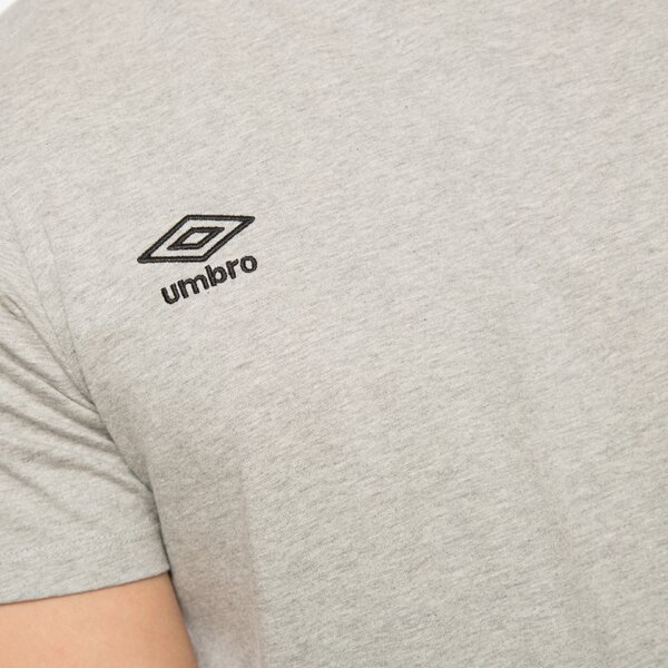 Koszulka męska UMBRO T-SHIRT SMALL LOGO CTN TEE 62293ub43 kolor szary