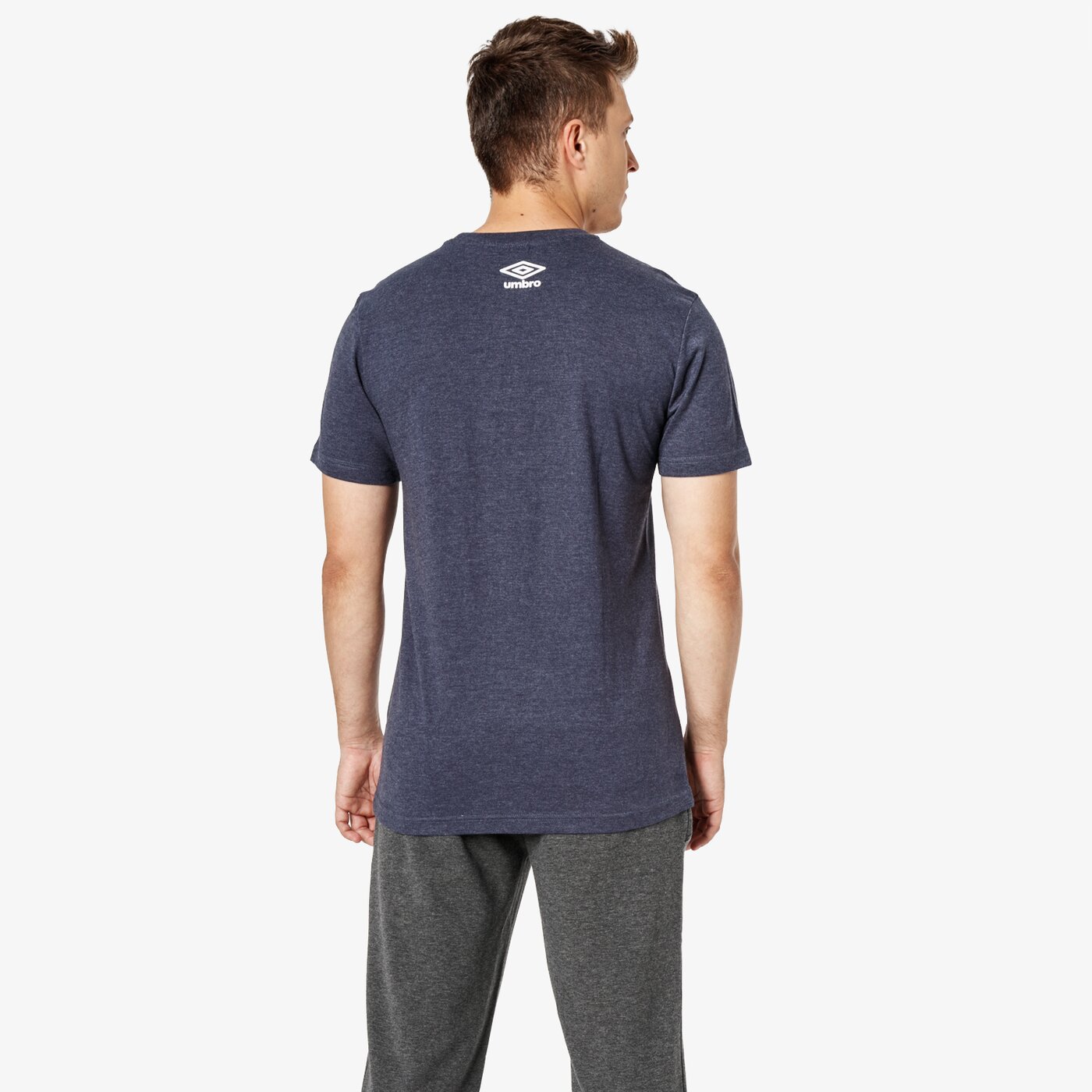 Koszulka męska UMBRO T-SHIRT SS VOLUME ul38tsm47002 kolor granatowy