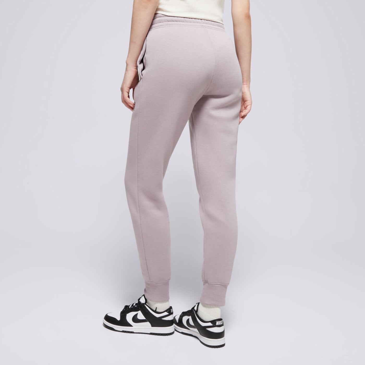 Spodnie dresowe damskie NIKE SPODNIE W NSW PHNX FLC MR STD LOGO PNT hm9757-226 kolor fioletowy
