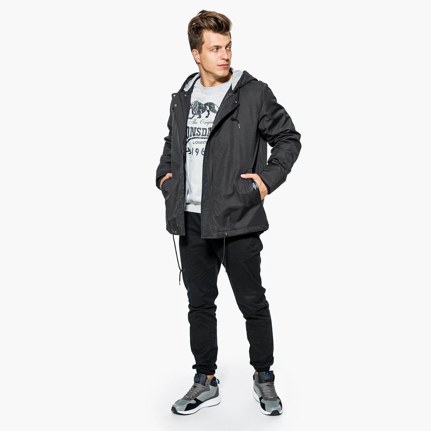 Kurtka zimowa męska UMBRO KURTKA ASSAKO ul37kum14001 kolor czarny