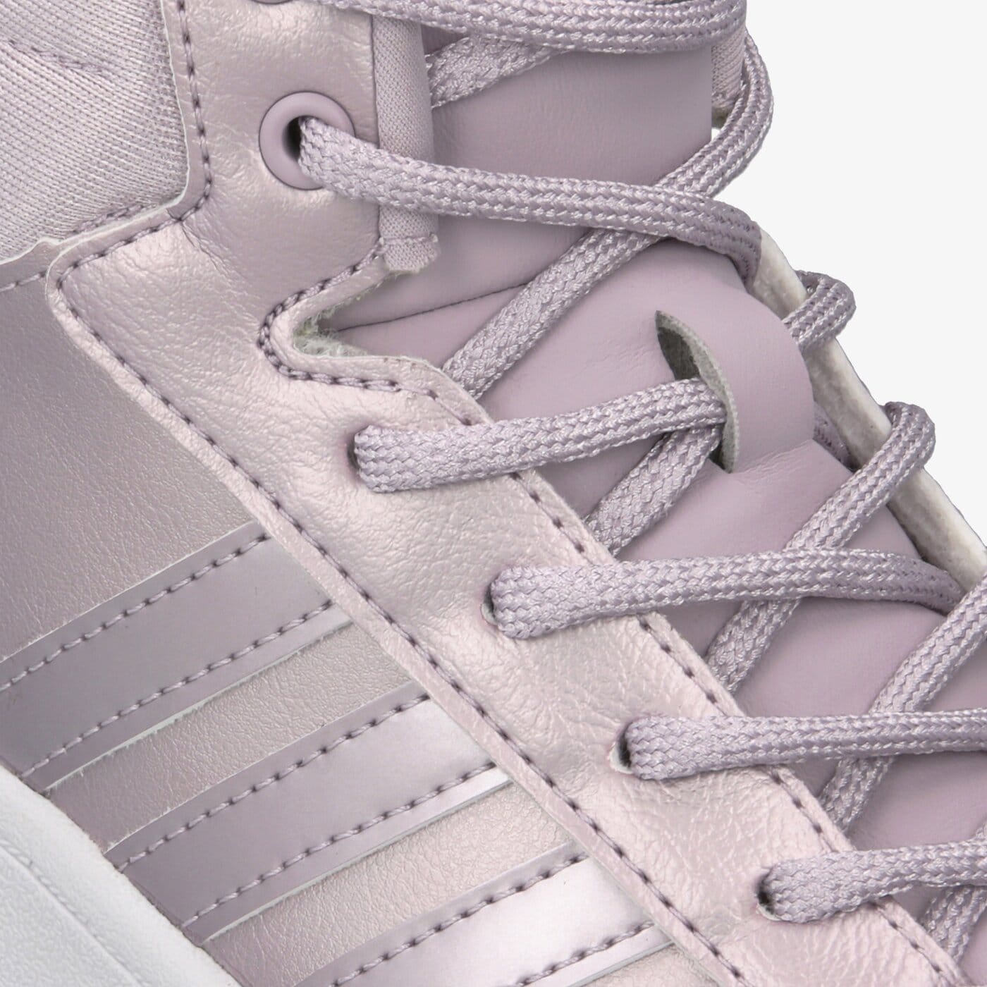 Buty sportowe damskie ADIDAS HOOPS 2.0 MID ef0121 kolor fioletowy