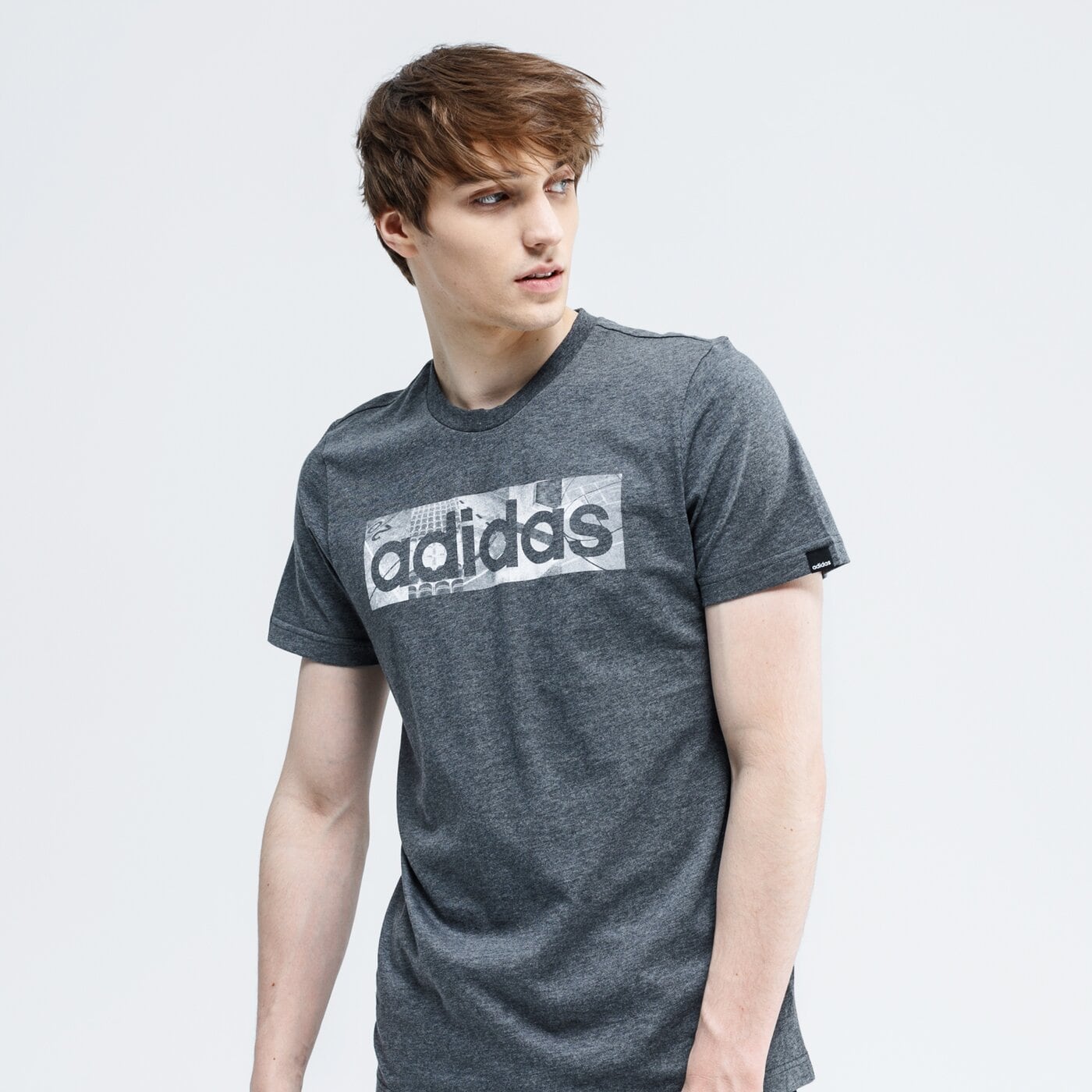 Koszulka męska ADIDAS T-SHIRT M BXD PHOTO T fm6240 kolor szary
