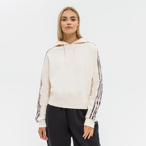 Bluza damska ADIDAS BLUZA Z KAPTUREM W AOP HD hn5278 kolor beżowy